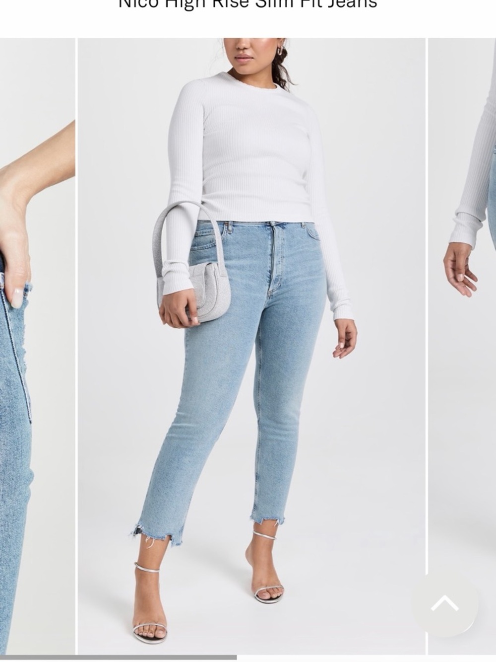 Agolde Nico High Rise Slim Fit Jeans